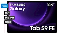 Tablet Samsung Galaxy Tab S9 FE 6GB 128GB Lila